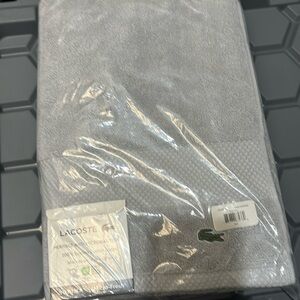 Lacoste anti-microbial towel new